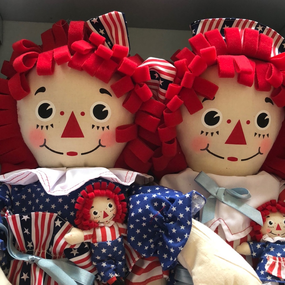 Stars & Stripes Raggedy Ann & Andy - Picture 6 of 8